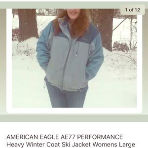 American eagle heavy duty winter coat womens large